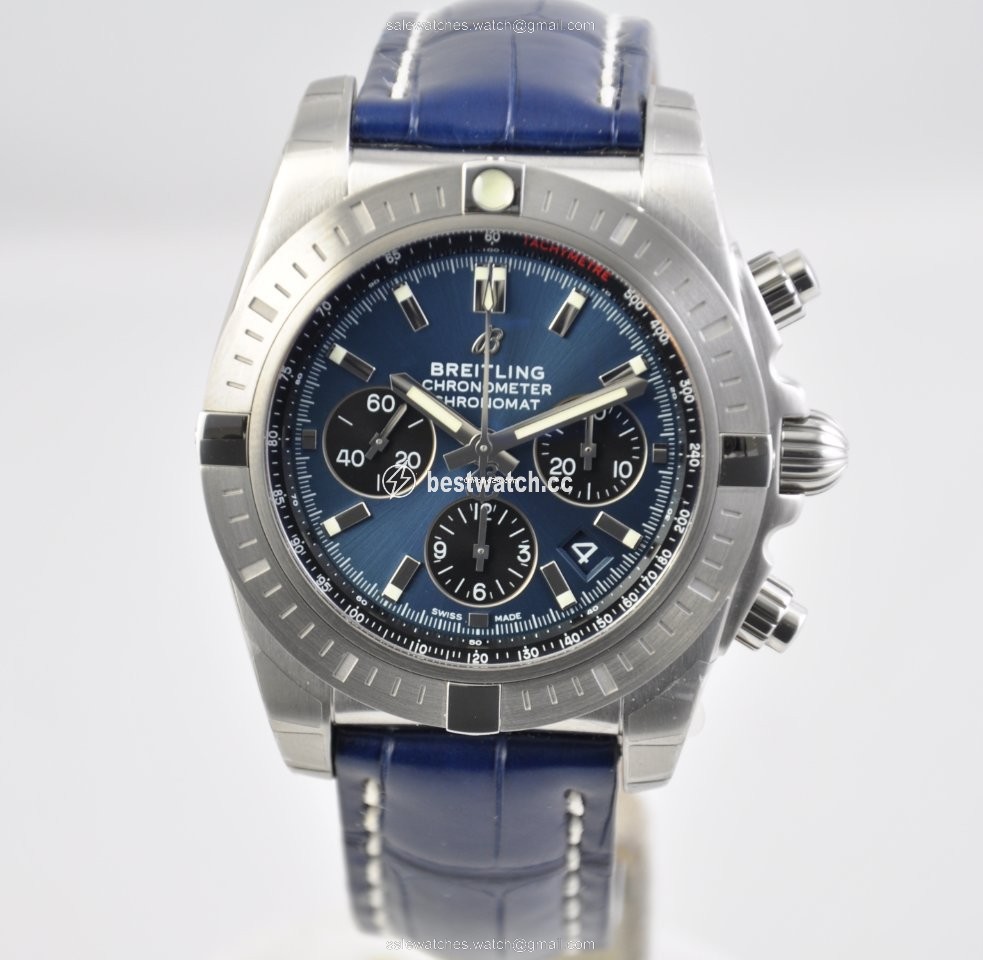 IMG_9085 Breitling Chronomat 44 Mens watch Unisex Automatic Steel AB0115101C1P1 Replica 2