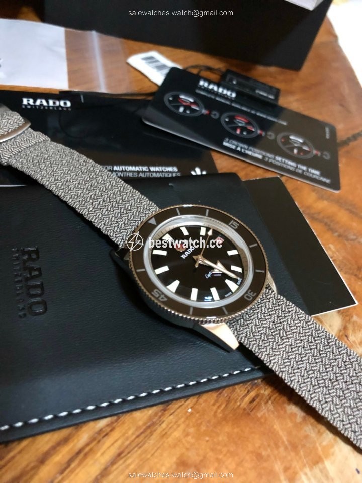 IMG_9085 Rado HyperChrome Captain Cook Mens watch Unisex Automatic Steel R32500153 Replica 2