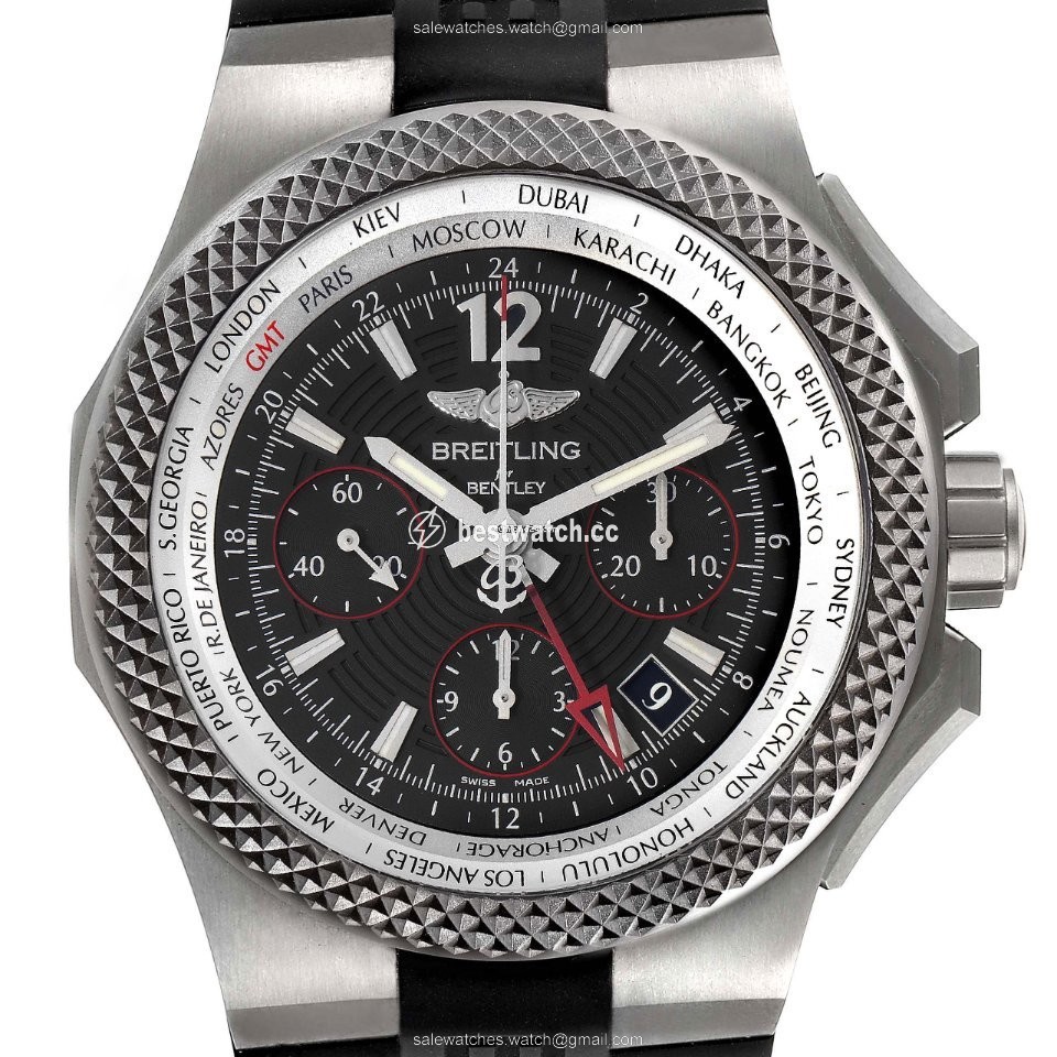 IMG_9085 Breitling Bentley B04 GMT Mens watch Unisex Automatic Titanium EB0433 Replica 2