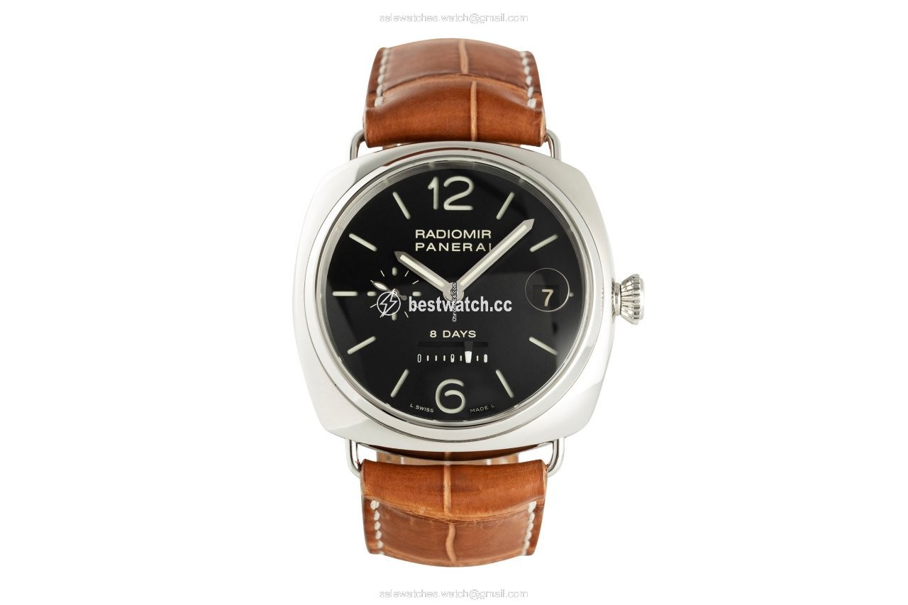 IMG_9085 Panerai Radiomir 8 Days Mens watch Unisex Manual winding Steel PAM00268 Replica 2