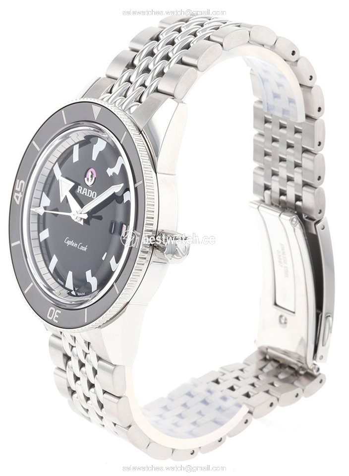 IMG_9085 Rado HyperChrome Captain Cook Mens watch Unisex Automatic Steel R32505158 Replica 2