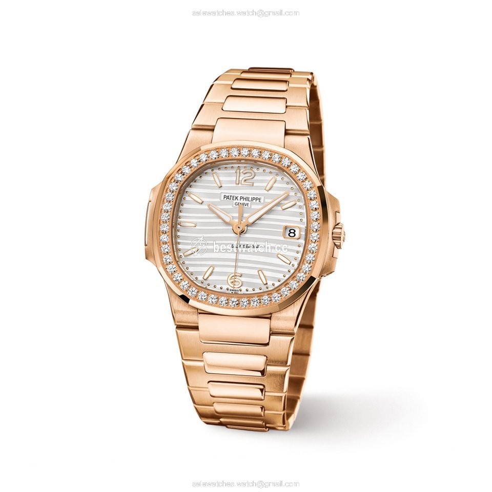 IMG_9085 Patek Philippe Nautilus Womens watch Quartz Rose gold 7010 1R-011 Replica 2