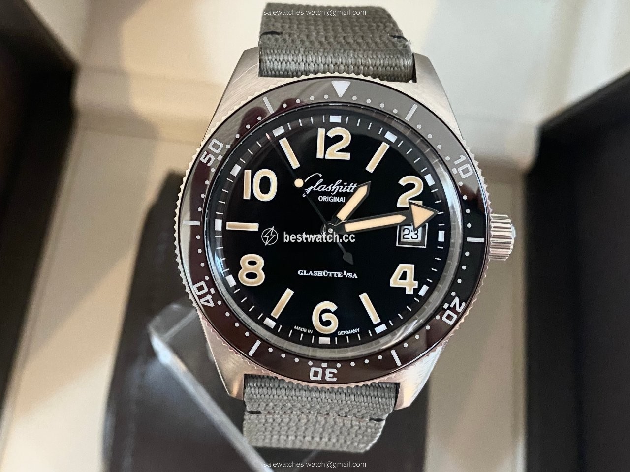 IMG_9085 Glashutte Original Mens watch Unisex Automatic Steel 1-39-11-06-80-08 Replica 2