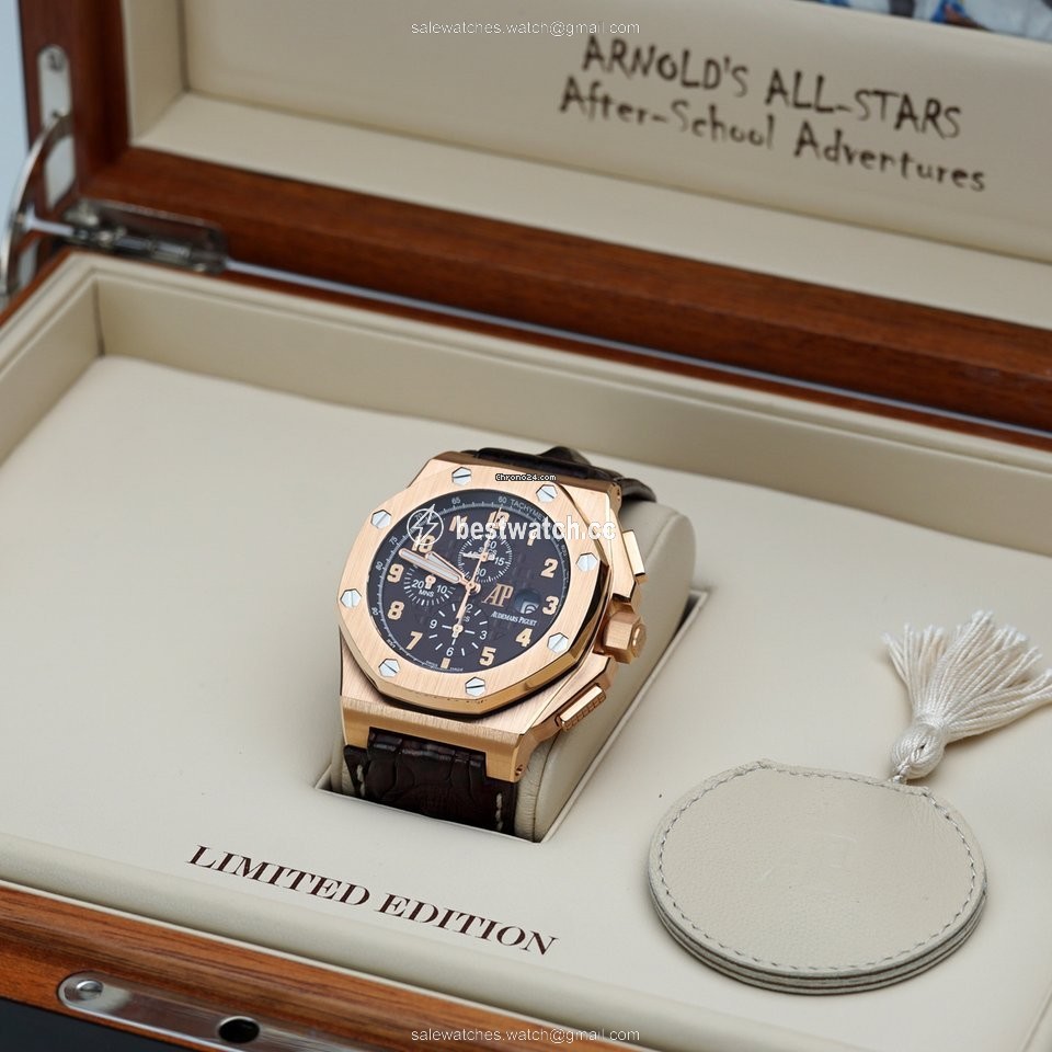 Audemars Piguet Royal Oak Offshore Mens watch Unisex Automatic Rose gold 26158OR.OO.A801CR.01 Replica 2