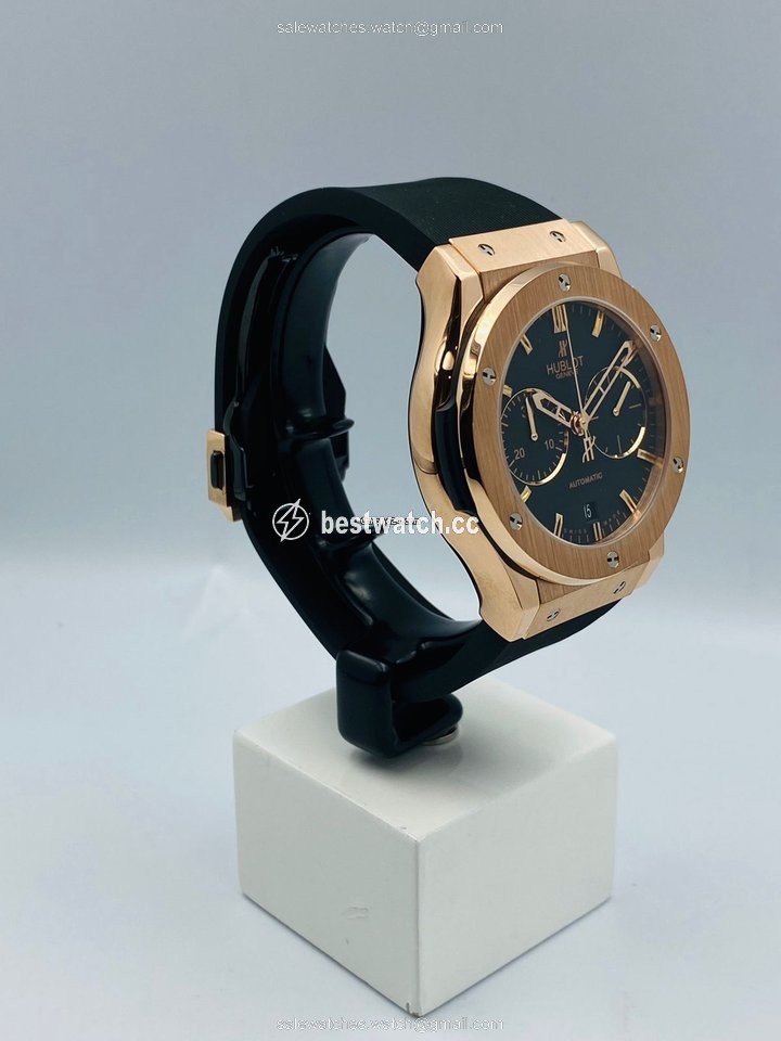IMG_9085 Hublot Classic Fusion Chronograph Mens watch Unisex Automatic Rose gold 521.OX.1180.RX Replica 2