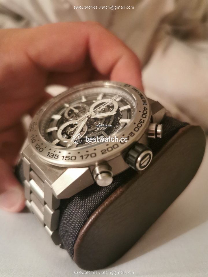 IMG_9085 TAG Heuer Carrera Calibre HEUER 01 Mens watch Unisex Automatic Titanium CAR2A8A.BF0707 Replica 2