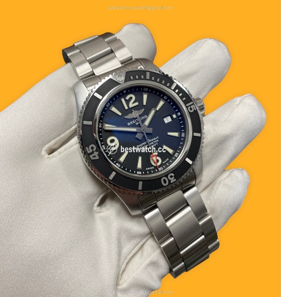 IMG_9085 Breitling Superocean 44 Mens watch Unisex Automatic Steel A17367D71B1A1 Replica 2
