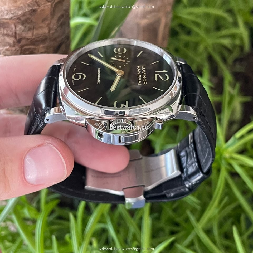 IMG_9085 Panerai Luminor Due Mens watch Unisex Automatic Steel PAM 00674 Replica 2