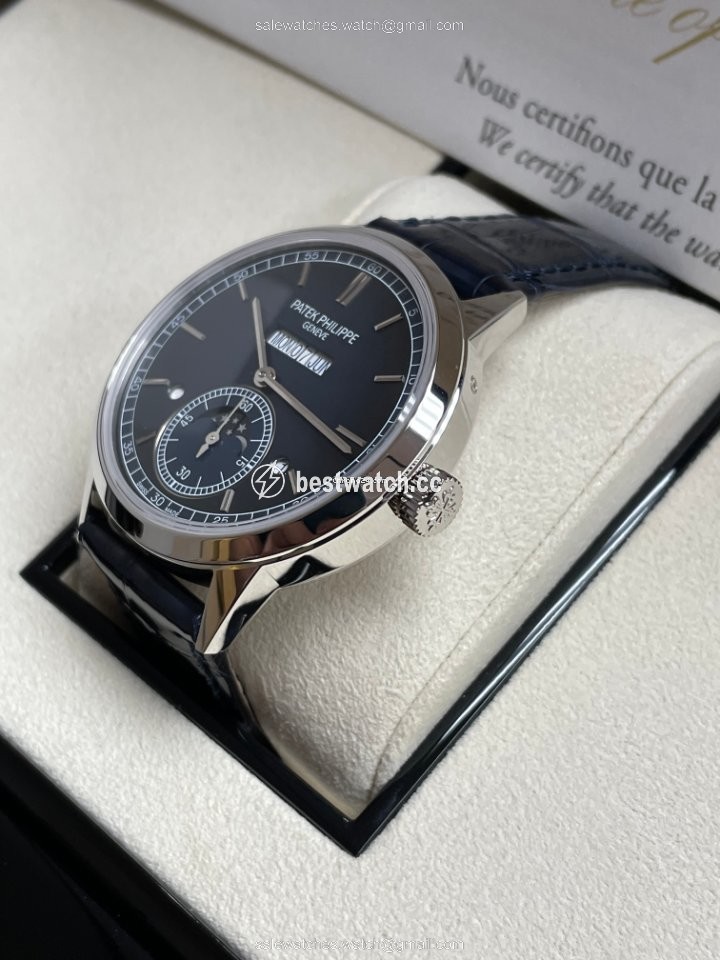 IMG_9085 Patek Philippe Perpetual Calendar Platinum 5236P-001 Replica 2