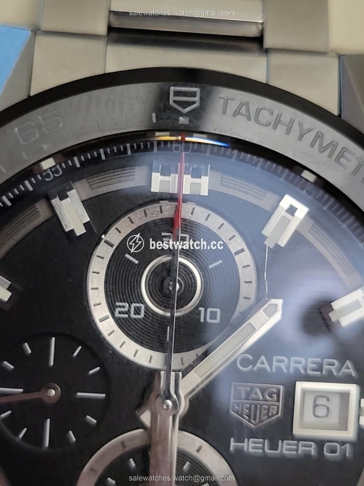 TAG Heuer Carrera Calibre HEUER 01 Mens watch Unisex Automatic Steel CAR201Z Replica 2