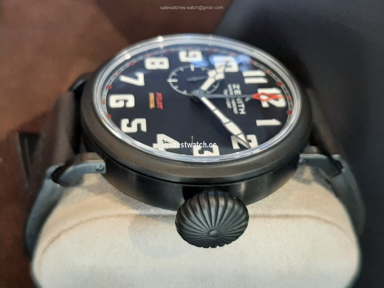 IMG_9085 Zenith Pilot Type 20 GMT Mens watch Unisex Automatic Titanium 96.2430.693 21.C703 Replica 2