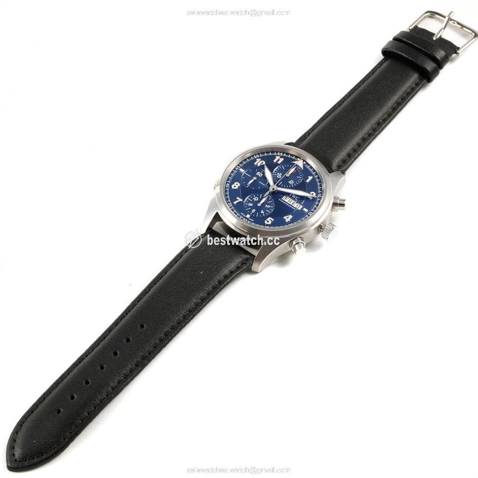 IWC Pilot Chronograph Mens watch Unisex Automatic Steel IW371712 Replica 2