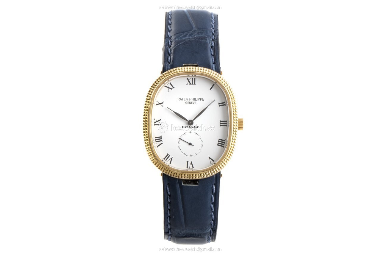 IMG_9085 Patek Philippe Golden Ellipse Mens watch Unisex Manual winding Yellow gold 3987 Replica 2
