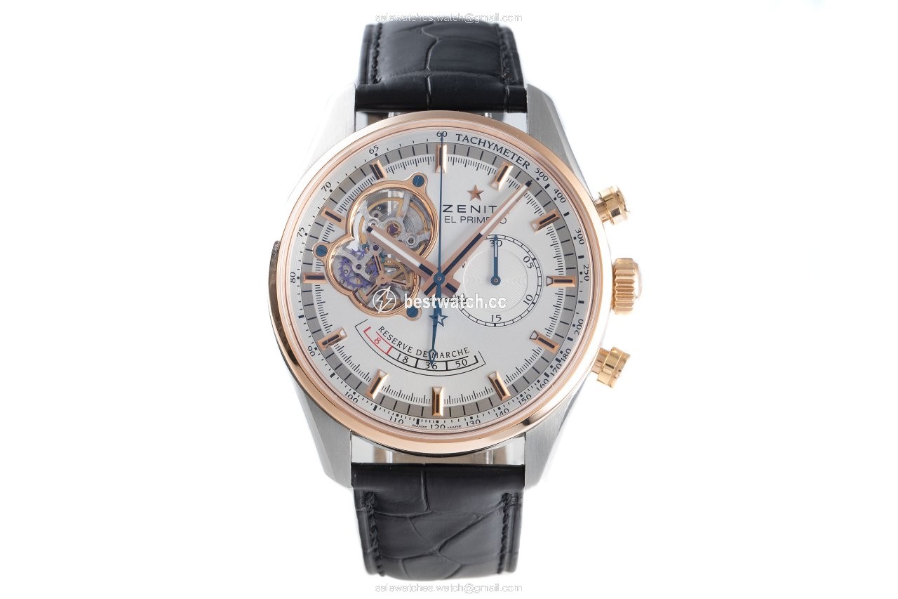 IMG_9085 Zenith El Primero Chronomaster Mens watch Unisex Automatic Gold Steel 51.2080.4021 Replica 2