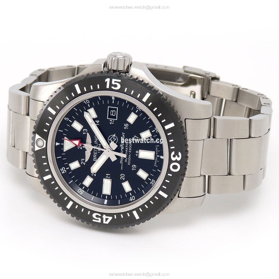 IMG_9085 Breitling Superocean 44 Mens watch Unisex Automatic Steel Y17393 Replica 2