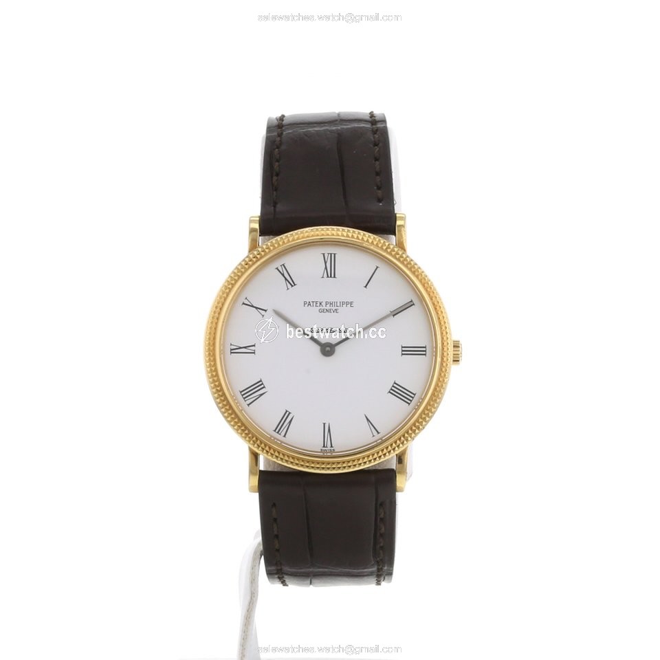 Patek Philippe Calatrava Mens watch Unisex Quartz Yellow gold 3954 Replica 2