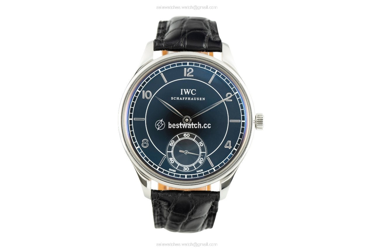 IMG_9085 IWC Portuguese Hand-Wound Mens watch Unisex Manual winding Steel 5445 Replica 2