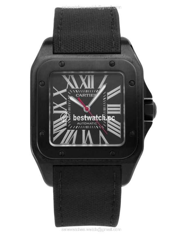 IMG_9085 Cartier Santos 100 Mens watch Unisex Automatic Steel WSSA0006 3774 Replica 2