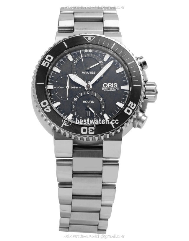 Oris Aquis Chronograph Mens watch Unisex Automatic Steel 01 774 7655 4154-07 8 26 01PEB Replica 2