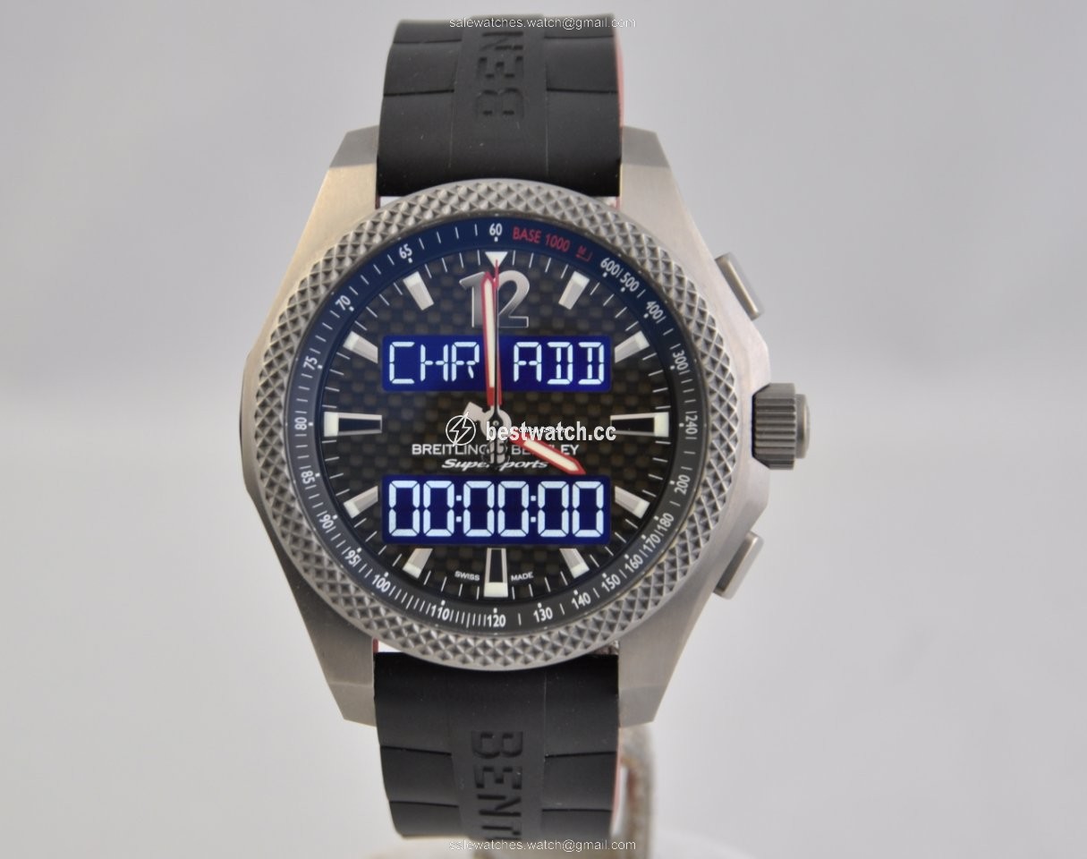 IMG_9085 Breitling Bentley Supersports Mens watch Unisex Quartz Titanium EB552022 BF47 Replica 2