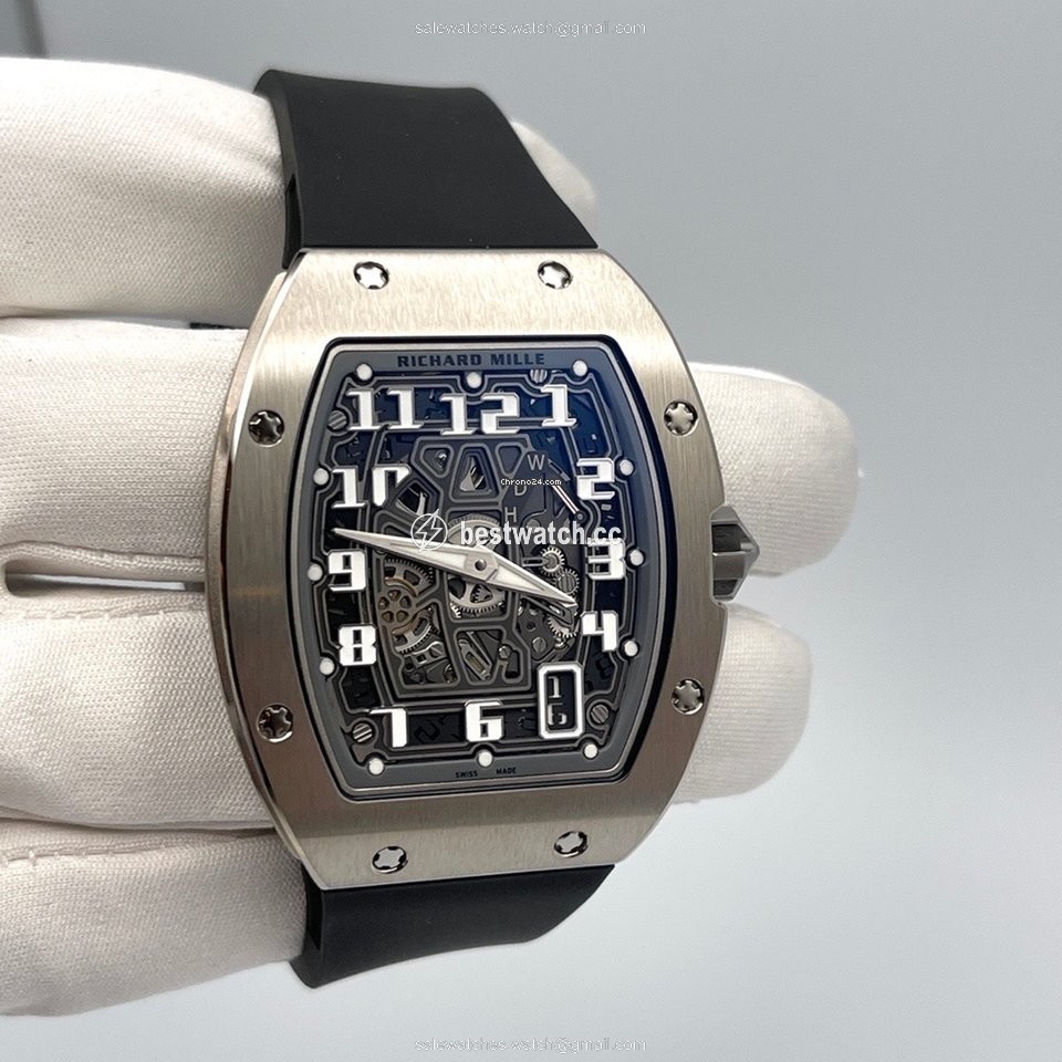 IMG_9085 Richard Mille RM 67 Mens watch Unisex Automatic White gold RM67-01 Replica 2
