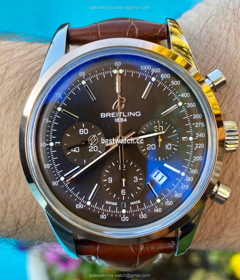 IMG_9085 Breitling Transocean Chronograph Mens watch Unisex Automatic Steel UB015212 Q594 Replica 2