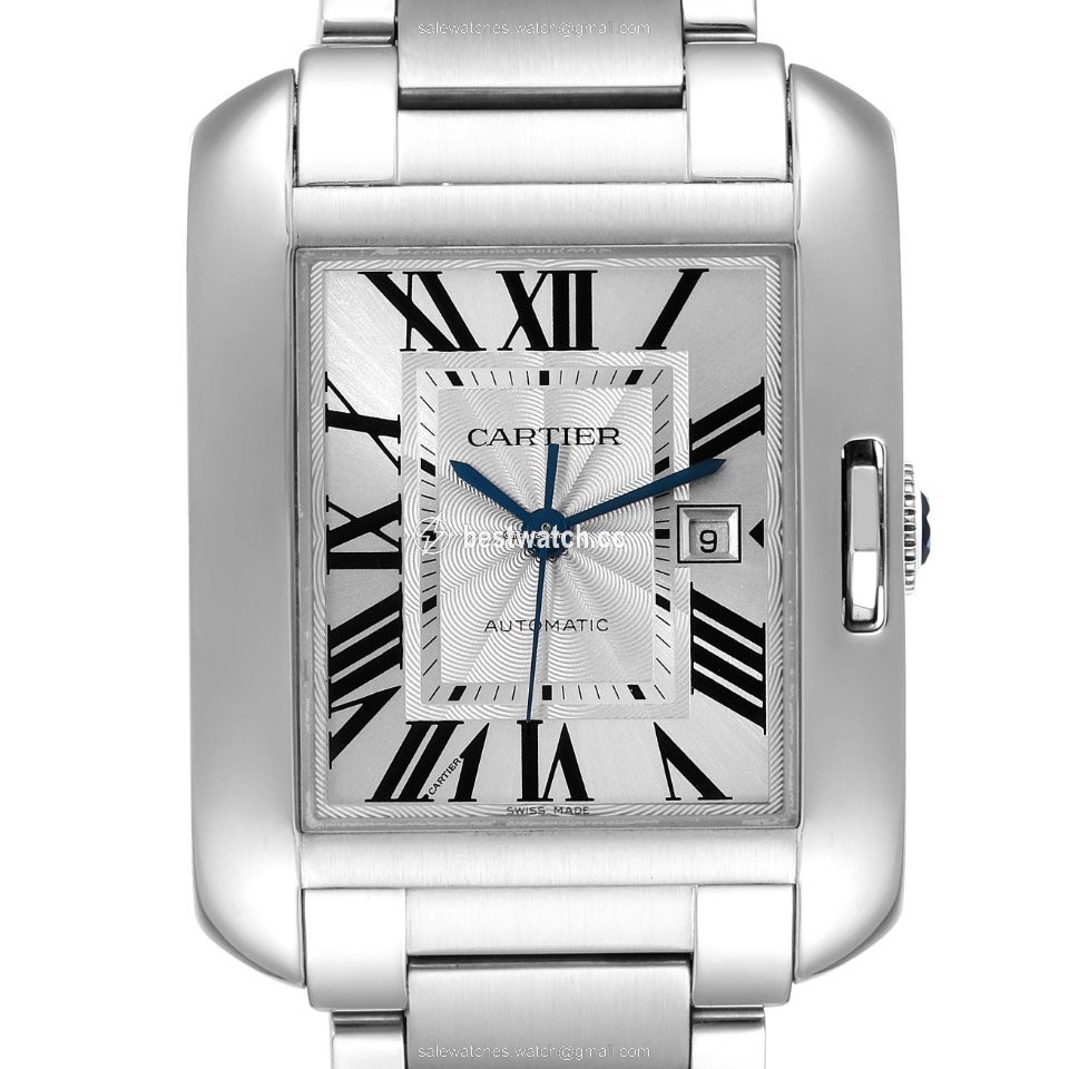 IMG_9085 Cartier Tank Anglaise Mens watch Unisex Automatic Steel W5310009 Replica 2