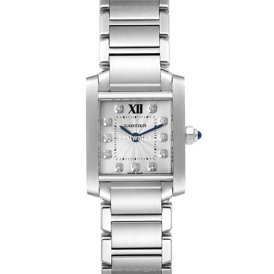 Cartier Tank Francaise Womens watch Quartz Steel WE110006 Replica 2