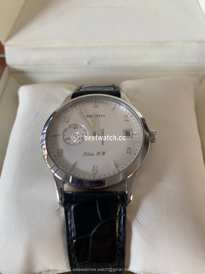 IMG_9085 Zenith Elite Mens watch Unisex Manual winding Steel 01 1125 650 Replica 2