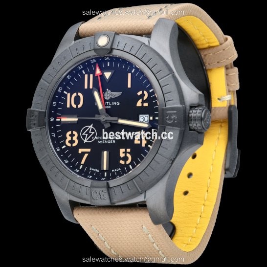 IMG_9085 Breitling Avenger Mens watch Unisex Automatic Titanium V32395101B1X1 Replica 2