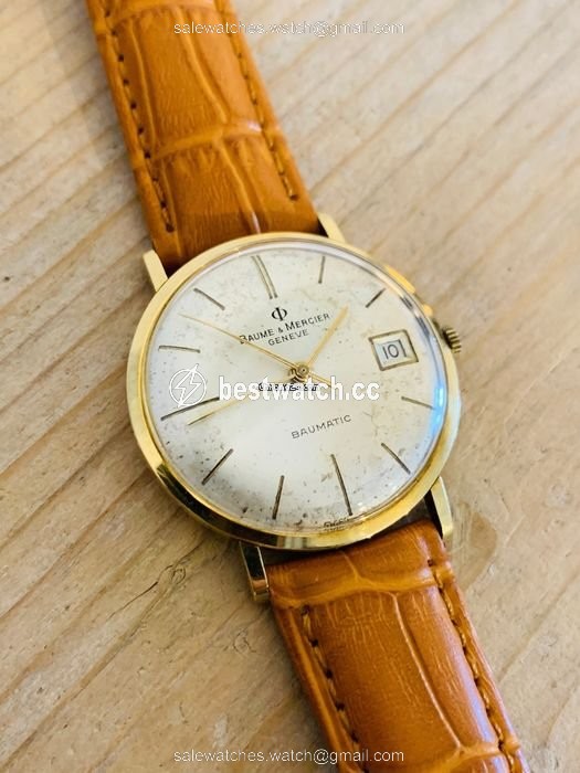 IMG_9085 Baume & Mercier Mens watch Unisex Automatic Yellow gold 320530 & 35088 Replica 2