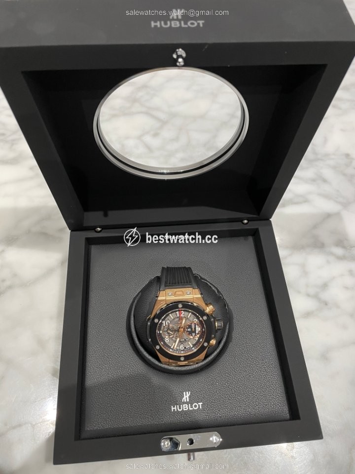 Hublot Big Bang Unico Mens watch Unisex Automatic Rose gold 411.OM.1180.RX Replica 2