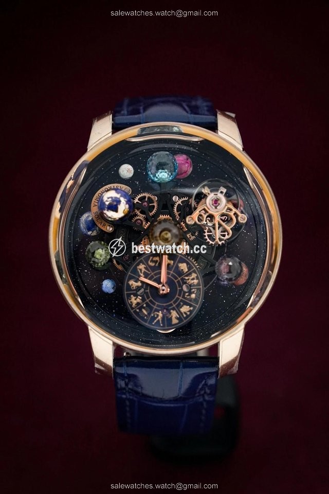 IMG_9085 Jacob & Co. Astronomia Mens watch Unisex Manual winding Rose gold AS310.40.SP.ZK.A Replica 2