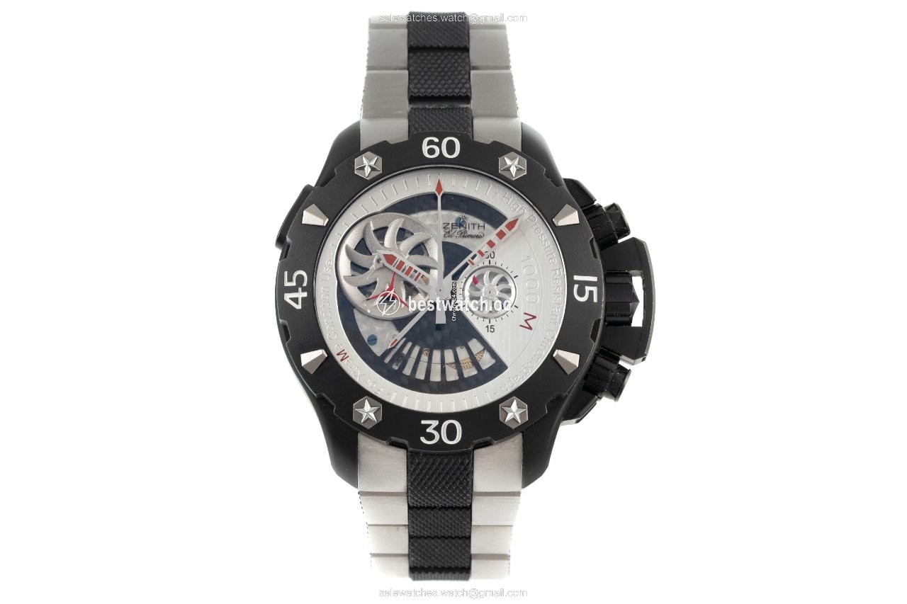 IMG_9085 Zenith Defy Mens watch Unisex Automatic Titanium 96.0525.4021 Replica 2