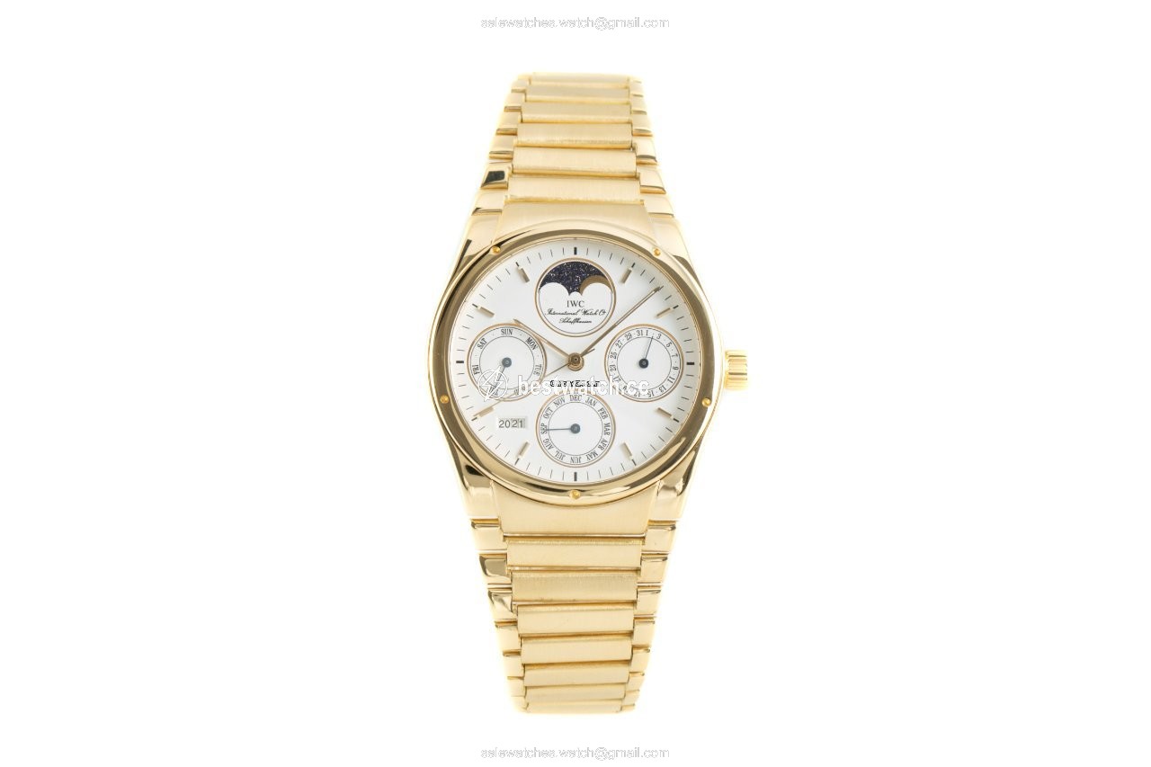IWC Ingenieur Automatic Mens watch Unisex Automatic Yellow gold 9240 Replica 2