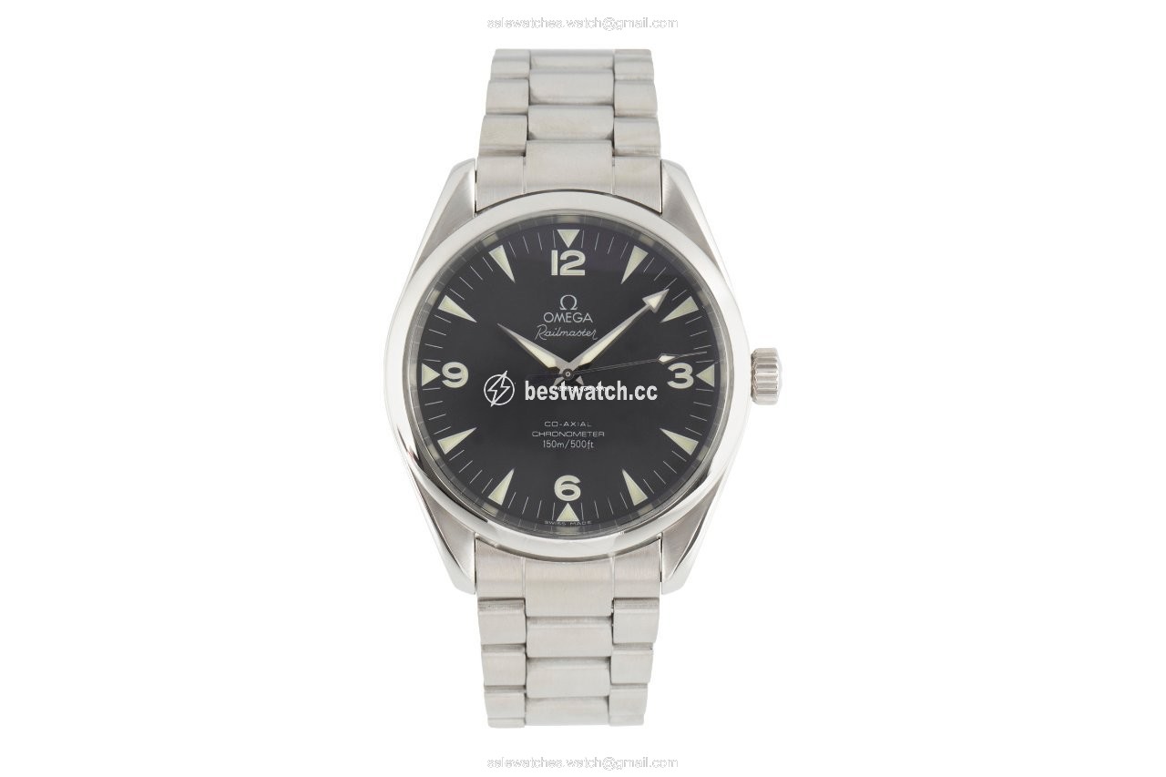 IMG_9085 Omega Seamaster Railmaster Mens watch Unisex Automatic Steel 2502.52.00 Replica 2