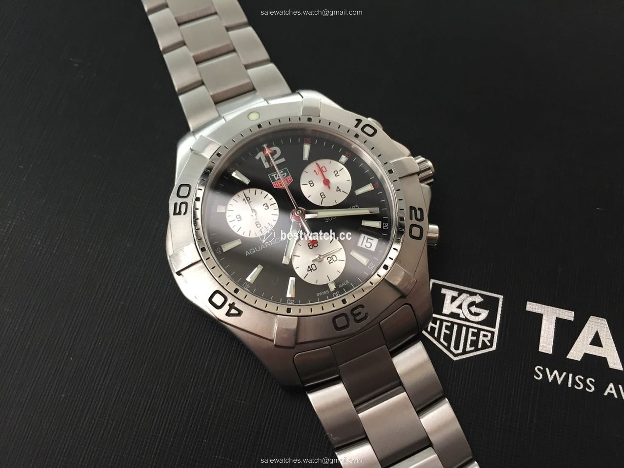 IMG_9085 TAG Heuer Aquaracer 300M Mens watch Unisex Quartz Steel CAF1111 Replica 2