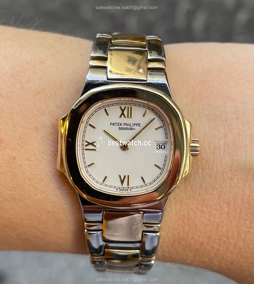 IMG_9085 Patek Philippe Nautilus Womens watch Quartz Gold Steel 4700 061 Replica 2