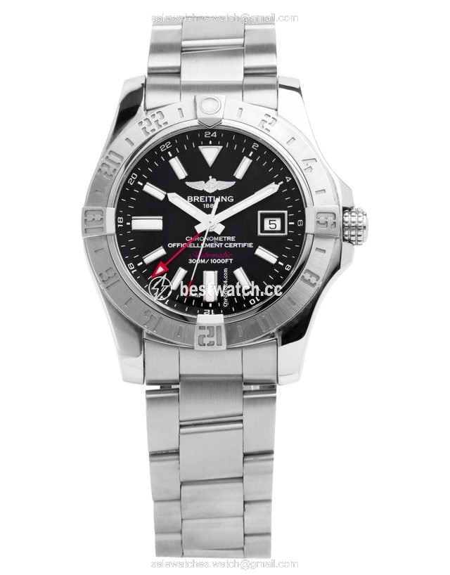 IMG_9085 Breitling Avenger II GMT Mens watch Unisex Automatic Steel A32390111B1A1 Replica 2