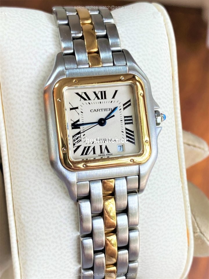 IMG_9085 Cartier Panthere Womens watch Quartz Steel 110000R Replica 2