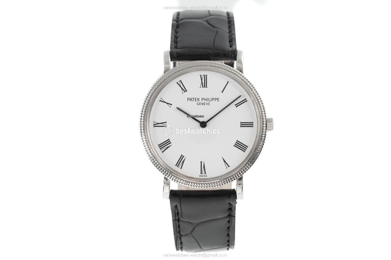 Patek Philippe Calatrava Mens watch Unisex Automatic White gold 5120 Replica 2