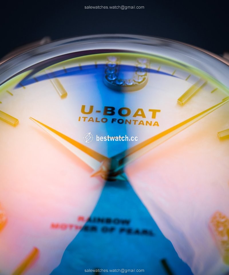 IMG_9085 U-Boat Womens watch Quartz Steel 8475 Replica 2