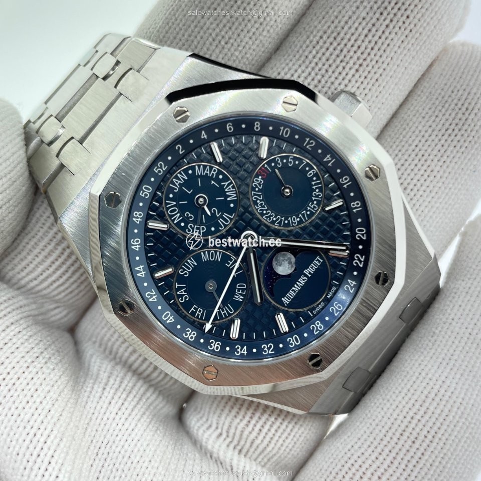 IMG_9085 Audemars Piguet Royal Oak Perpetual Calendar Mens watch Unisex Automatic Steel 26574ST.OO.1220ST.02 Replica 2