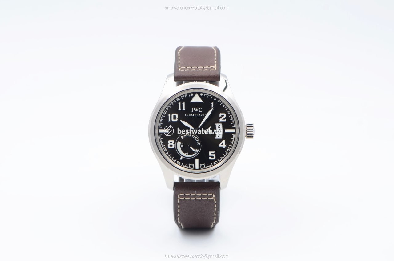 IMG_9085 IWC Pilot Mens watch Unisex Automatic White gold IW320102 Replica 2