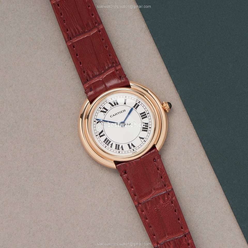 IMG_9085 Cartier Mens watch Unisex Manual winding Yellow gold 78090 Replica 2