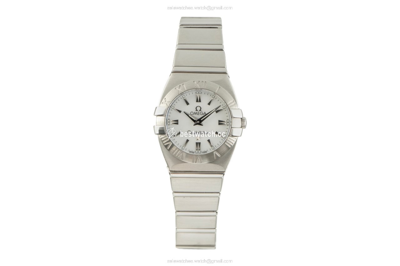 IMG_9085 Omega Constellation Womens watch Quartz Steel 1581.70.00 Replica 2