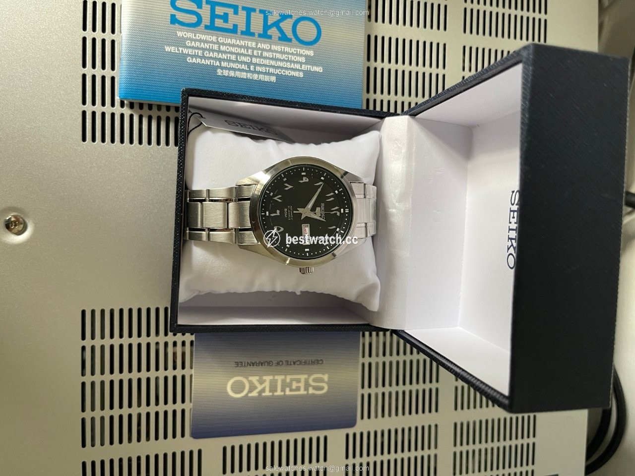 Seiko 5 Mens watch Unisex Automatic Steel SNKP21J1 Replica 2