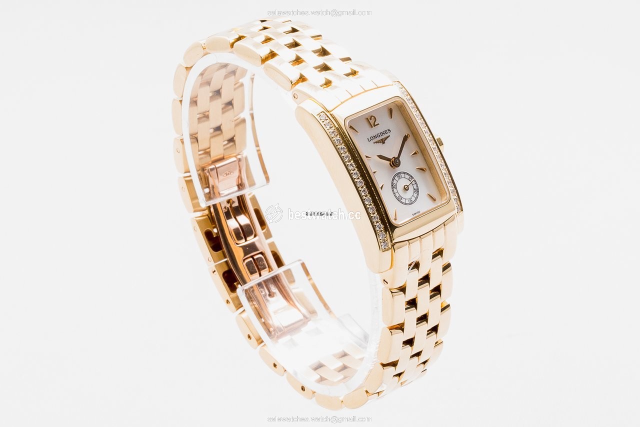 IMG_9085 Longines DolceVita Womens watch Quartz Yellow gold L5.155.7.16.6 Replica 2