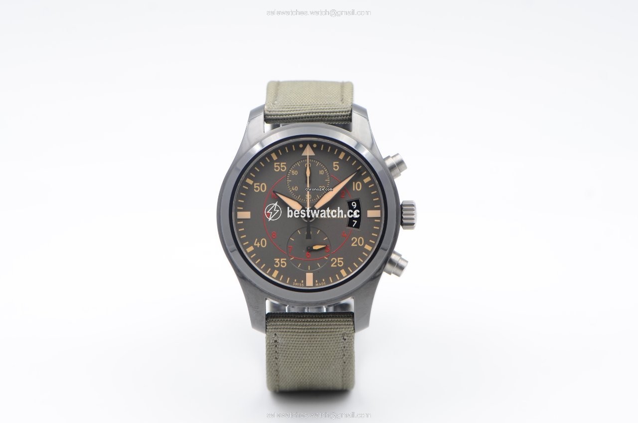 IMG_9085 IWC Pilot Chronograph Top Gun Miramar Mens watch Unisex Automatic Ceramic IW388002 Replica 2