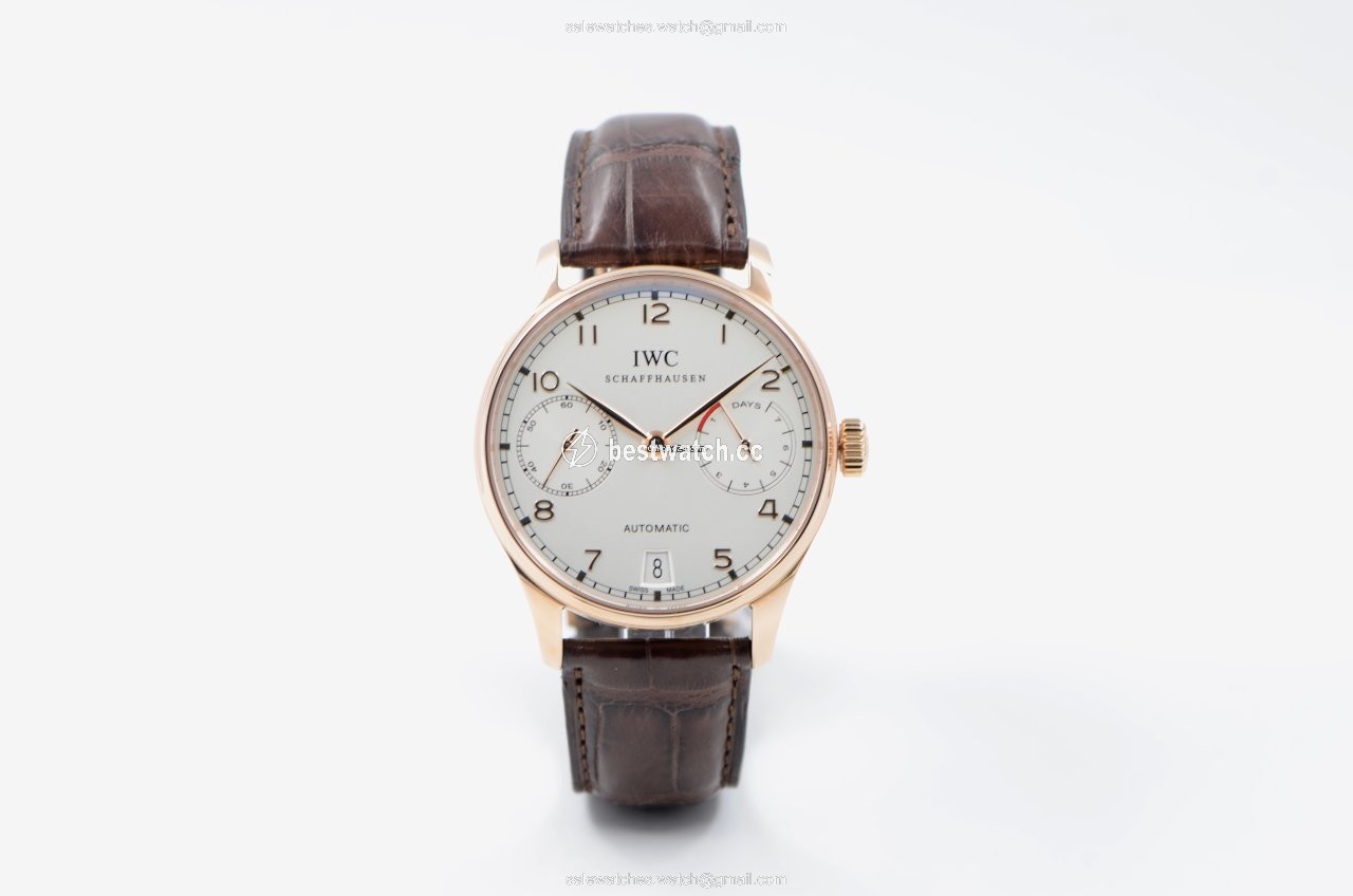 IMG_9085 IWC Portuguese Automatic Mens watch Unisex Automatic Rose gold IW500113 Replica 2